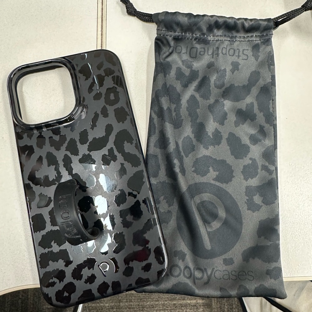 🚫SOLD🚫Loopy Case Midnight Leopard iPhone 14 Pro Max